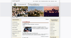 Desktop Screenshot of comune.trisobbio.al.it